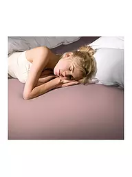 FORMESSE | Sábana bajera ajustable de punto BELLA DONNA 120/200 cm - 130/220 cm Antracita | Rosa