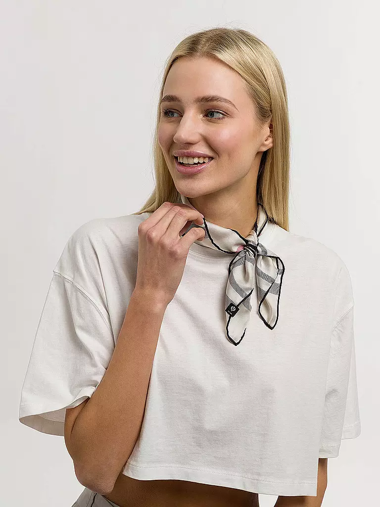 FRAAS | Nombre del producto: Pañuelo de seda
Marca: FRAAS
Color: crema
Categorías: Moda, Mujer

Material: Seda
Estampado: Cuadros
Estilo: Casual | Crema