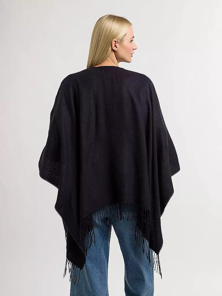 FRAAS | Poncho - Capa RUANA | Azul oscuro