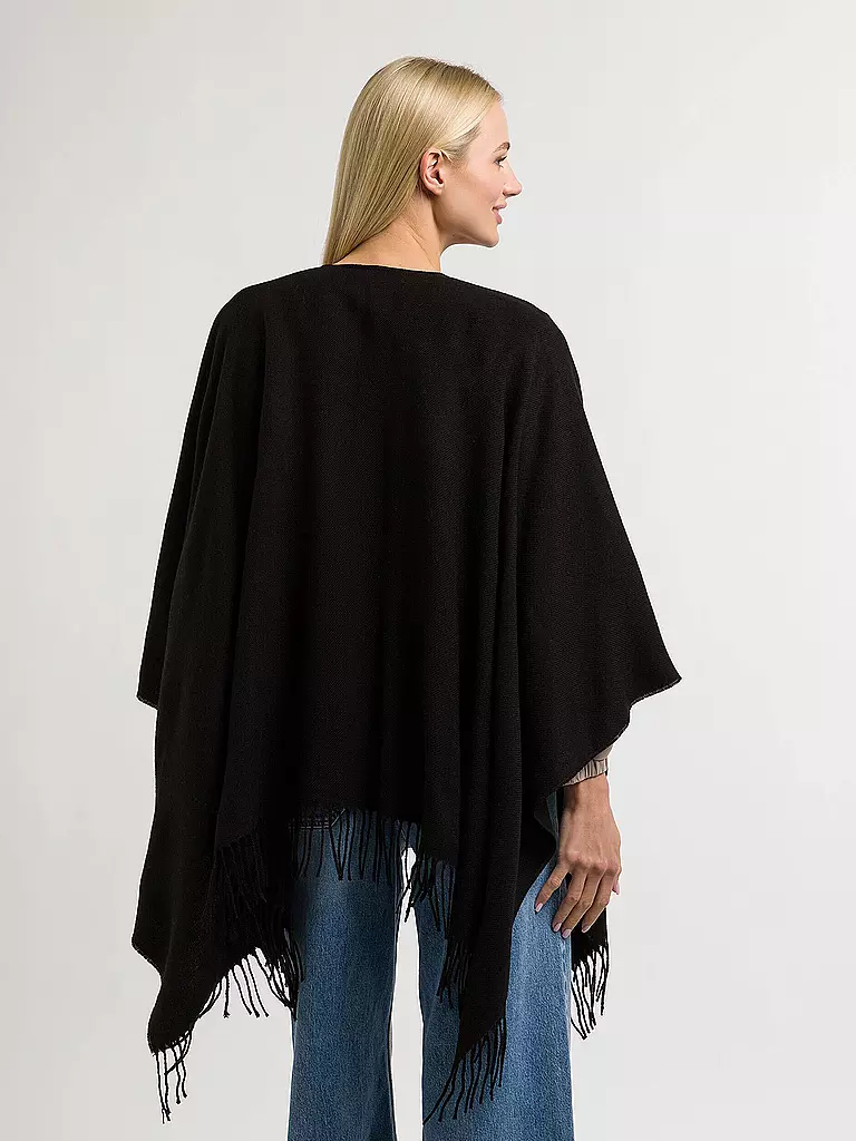 FRAAS | Poncho - Cape RUANA | Negro