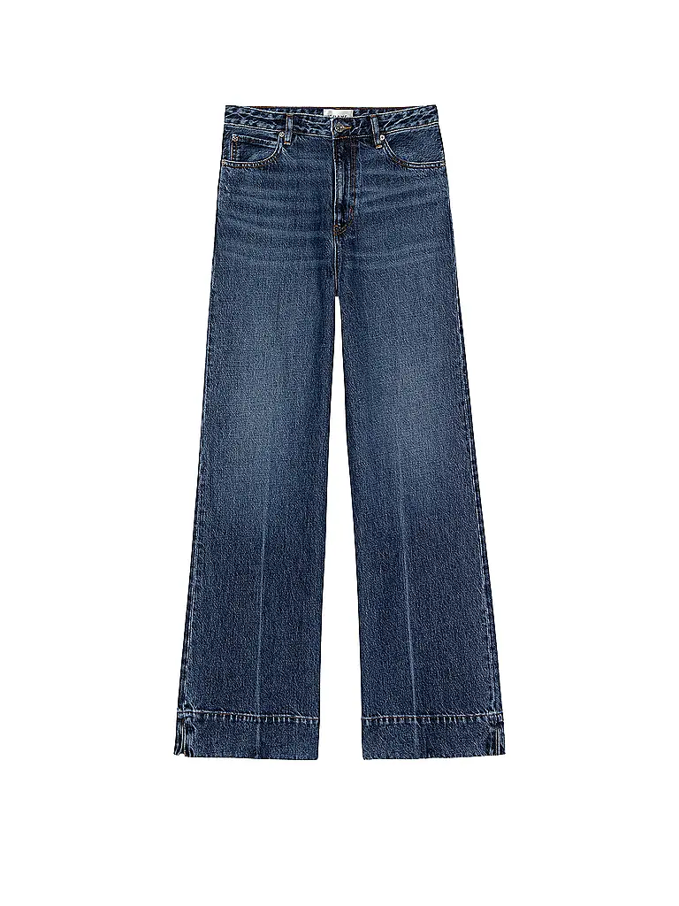 FRAME | Jeans de pierna ancha THE SLICE FLARE | Azul oscuro