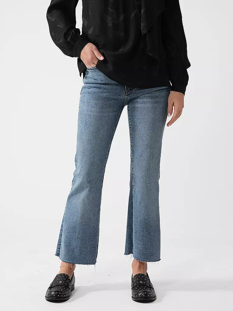 FRAME | Vaqueros Bootcut Fit 7/8 | Azul