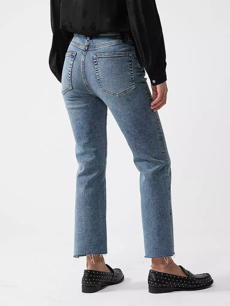 FRAME | Vaqueros Bootcut Fit 7/8 | Azul