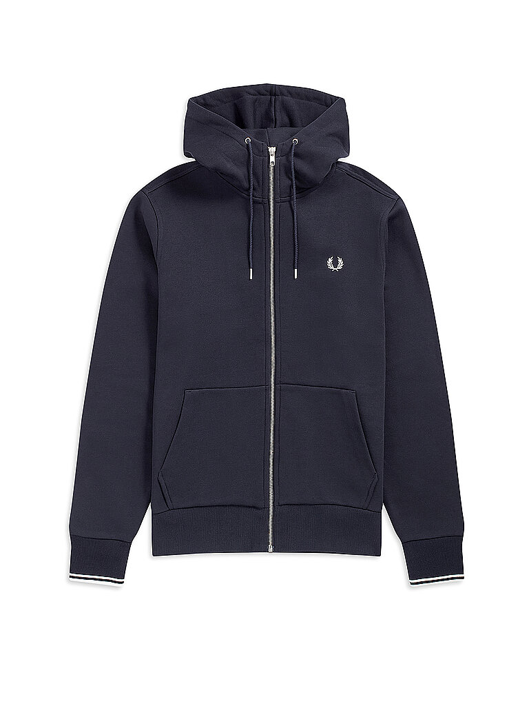Sudadera con cremallera azul L