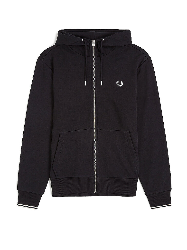 Sudadera con cremallera negro XXL