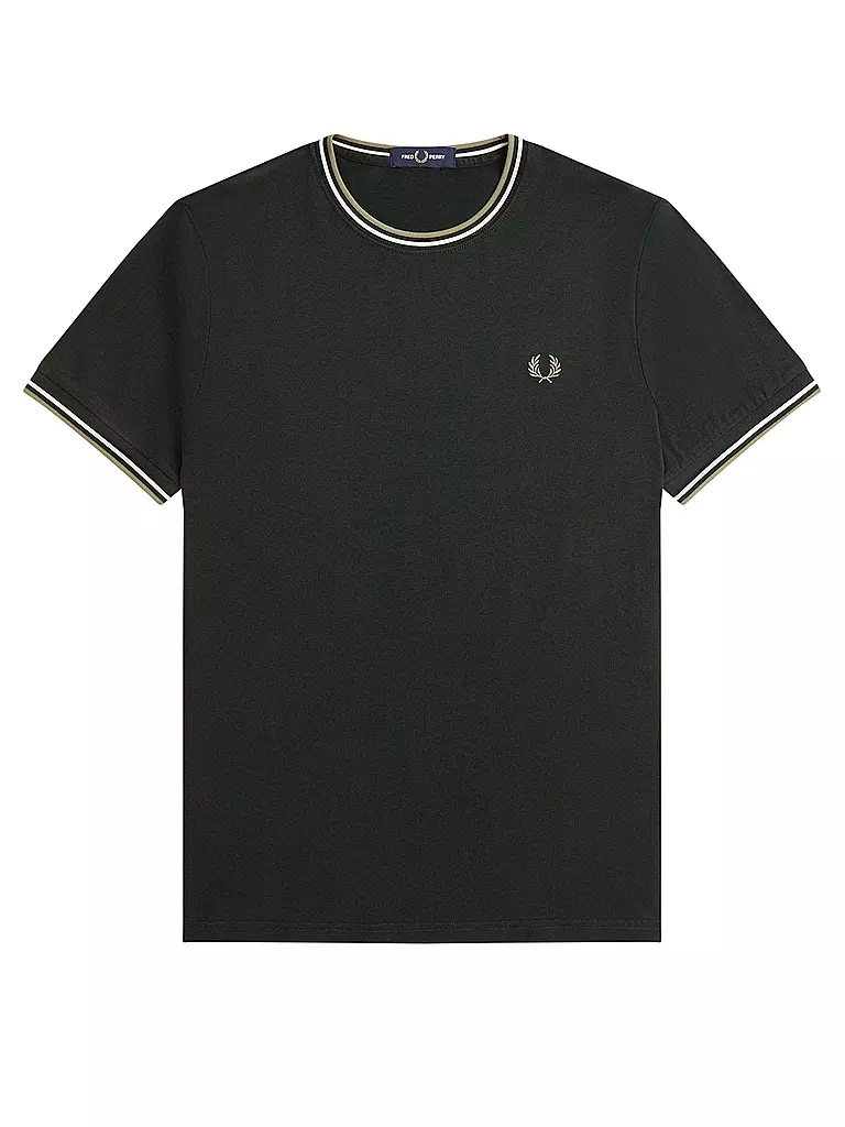FRED PERRY | Camiseta | Verde oscuro