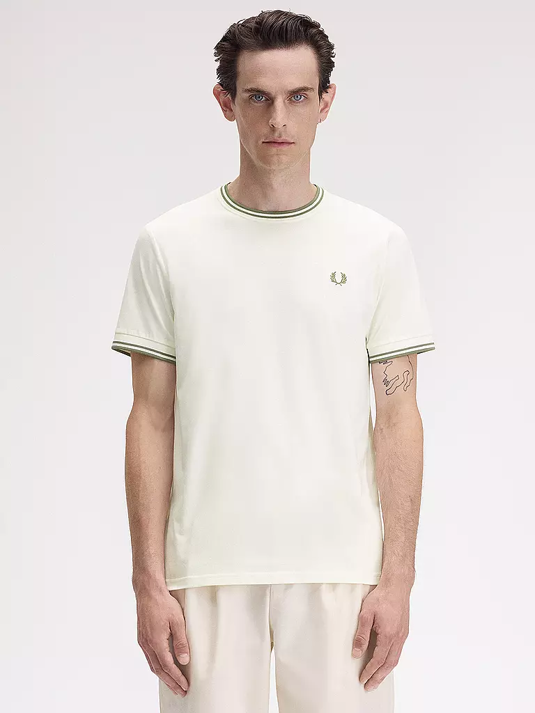 FRED PERRY | Camiseta | creme