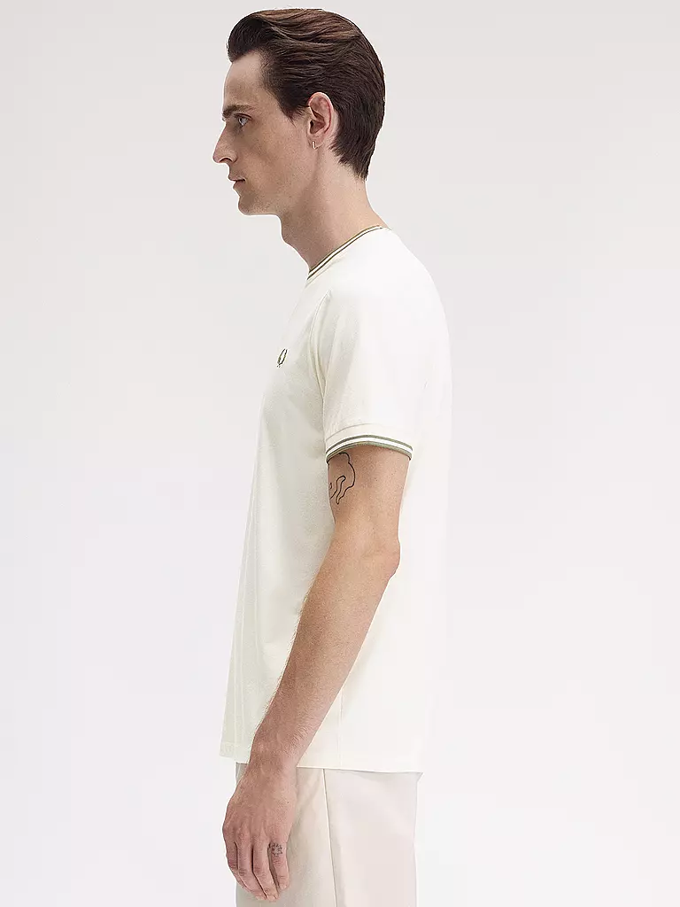 FRED PERRY | Camiseta | creme