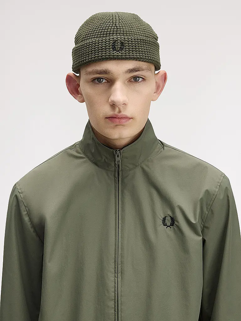 FRED PERRY | Gorro - Gorro WAFFLE BEANIE | olive