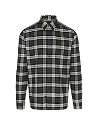FRED PERRY | Hemd Regular Fit  | Verde oscuro