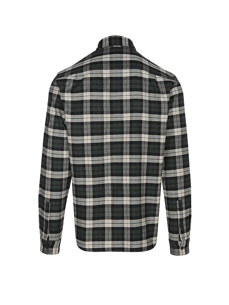 FRED PERRY | Hemd Regular Fit  | Verde oscuro