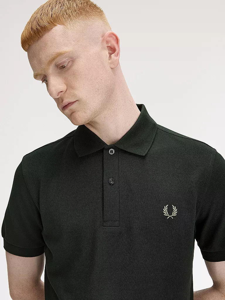 FRED PERRY | Polo Slim Fit | dunkelgrün