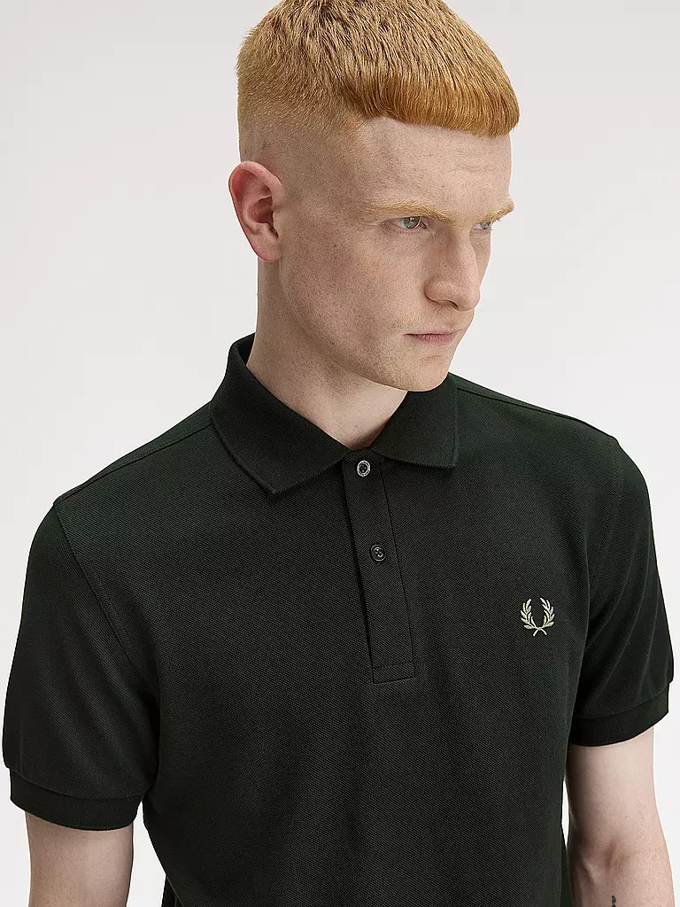 FRED PERRY | Polo Slim Fit | dunkelgrün