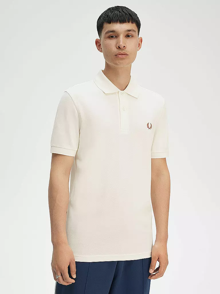 FRED PERRY | Poloshirt Slim Fit | Blanco