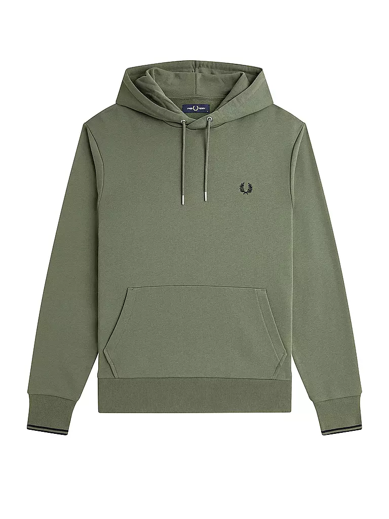 FRED PERRY | Sudadera con capucha - Hoodie | olive