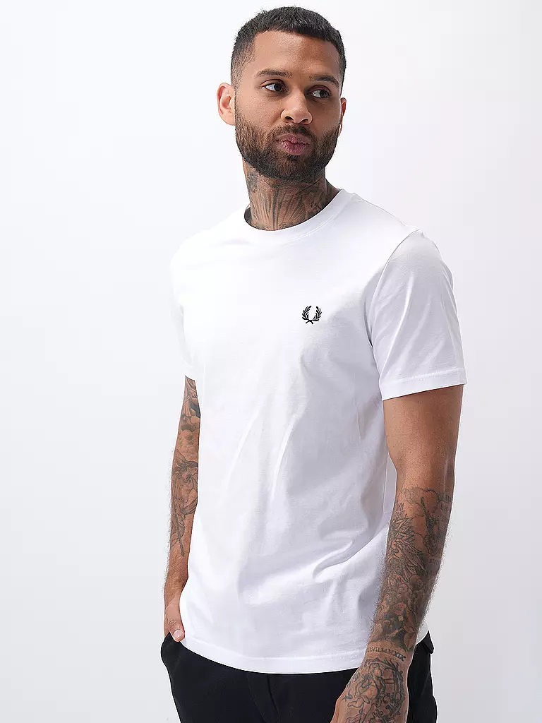 FRED PERRY | T-Shirt | Blanco