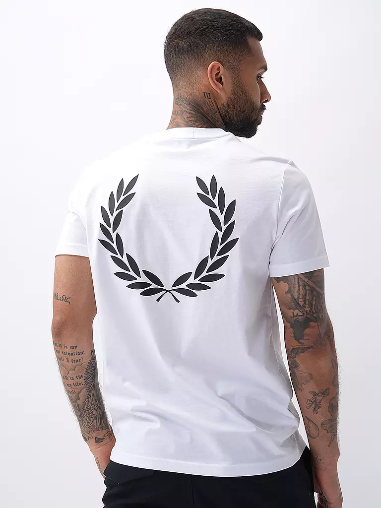 FRED PERRY | T-Shirt | Blanco