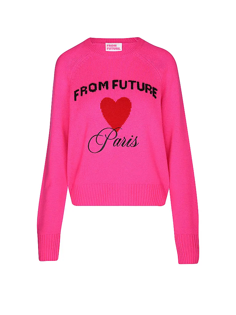 FROM FUTURE | Nombre del producto: Jersey de cachemira
Marca: FROM FUTURE
Color: rosa
Categorías: Moda, Mujer

Largo de manga: Manga larga
Escote: Cuello redondo
Material: Punto, Cachemira
Diseño: Estampado
Corte (Prendas de abrigo): Regular | Fucsia