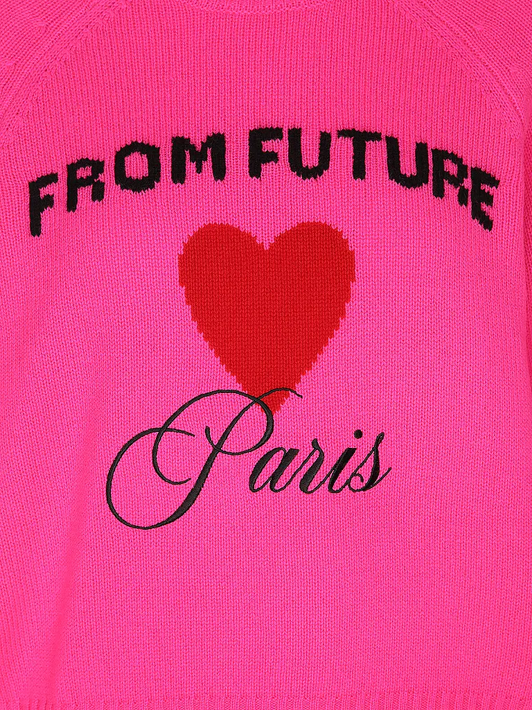 FROM FUTURE | Nombre del producto: Jersey de cachemira
Marca: FROM FUTURE
Color: rosa
Categorías: Moda, Mujer

Largo de manga: Manga larga
Escote: Cuello redondo
Material: Punto, Cachemira
Diseño: Estampado
Corte (Prendas de abrigo): Regular | Fucsia