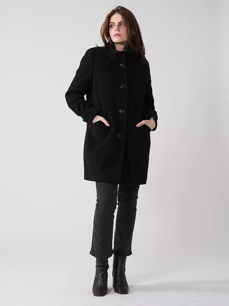 FUCHS & SCHMITT | Abrigo de lana | Negro