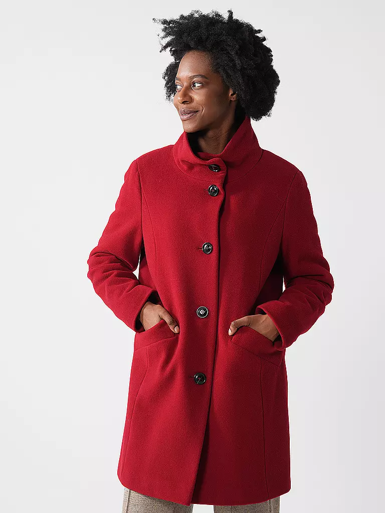 FUCHS & SCHMITT | Abrigo de lana | Rojo