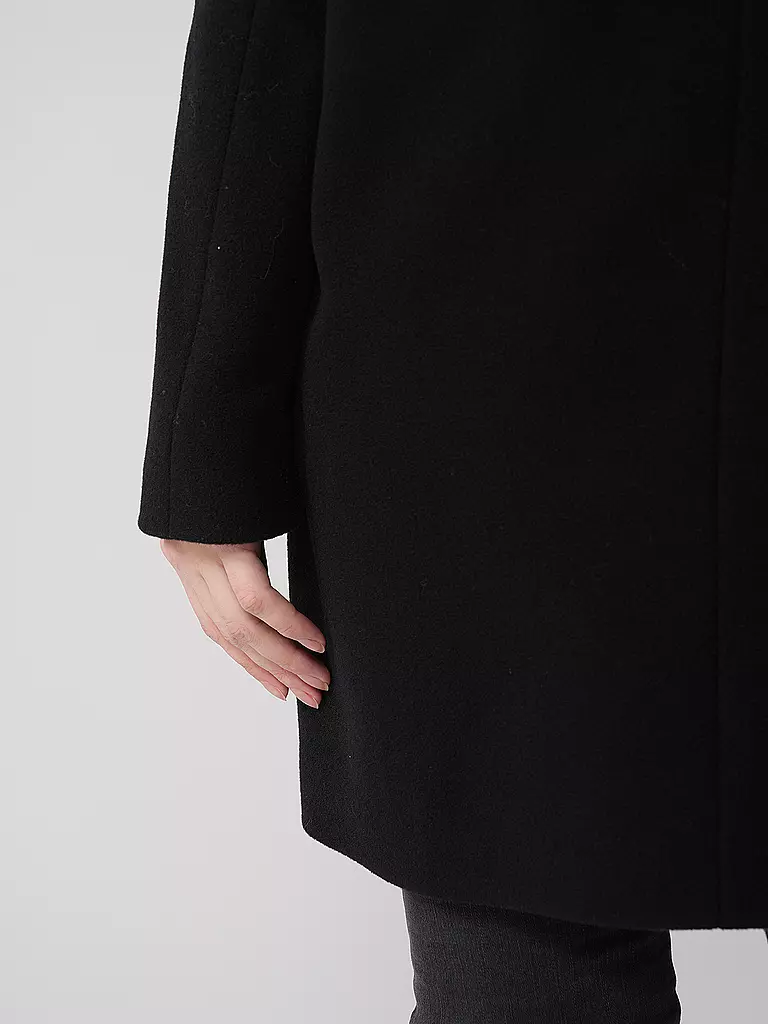 FUCHS & SCHMITT | Abrigo de lana | Negro