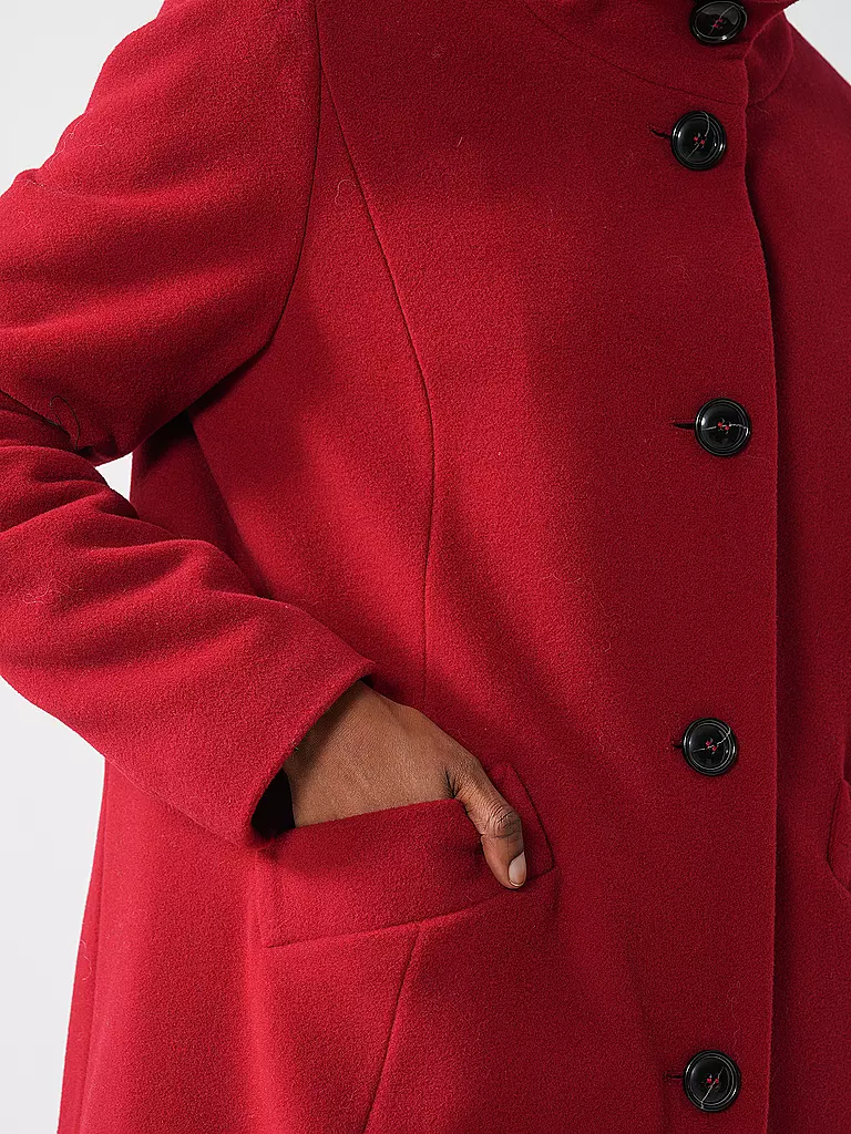 FUCHS & SCHMITT | Abrigo de lana | Rojo