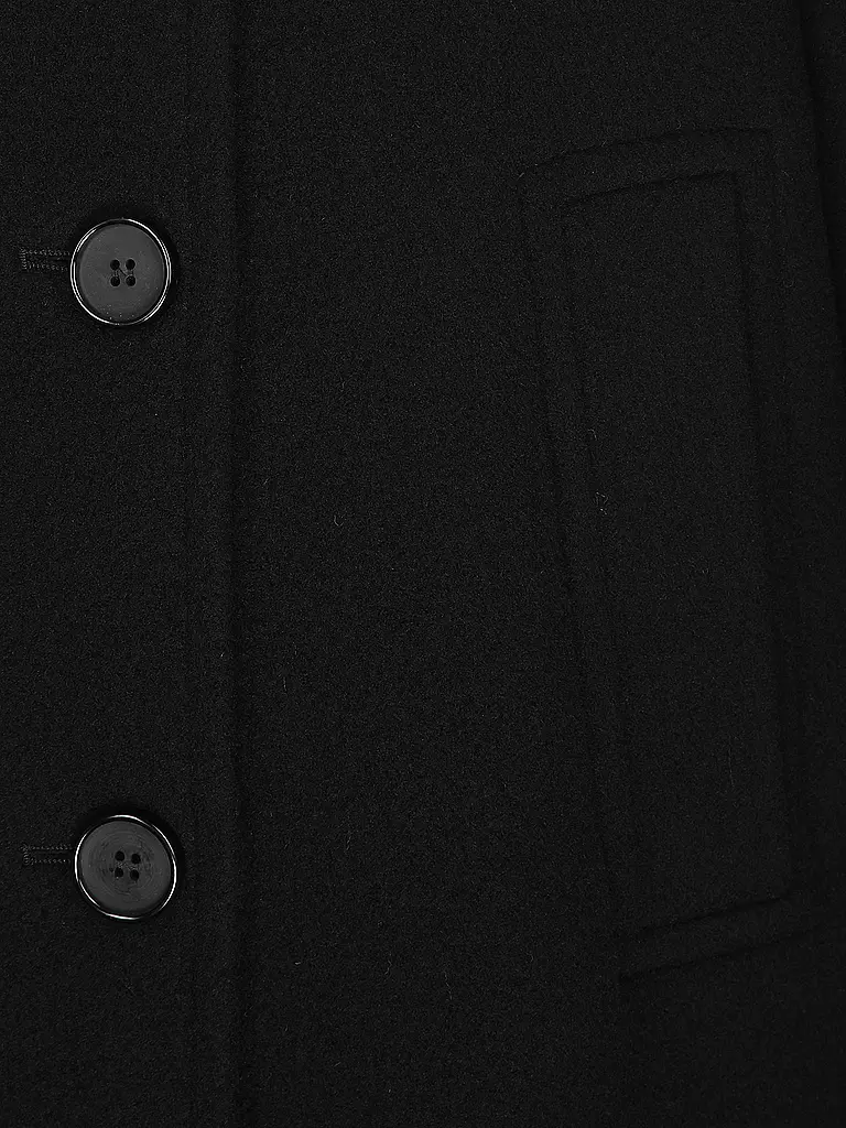 FUCHS & SCHMITT | Abrigo de lana | Negro