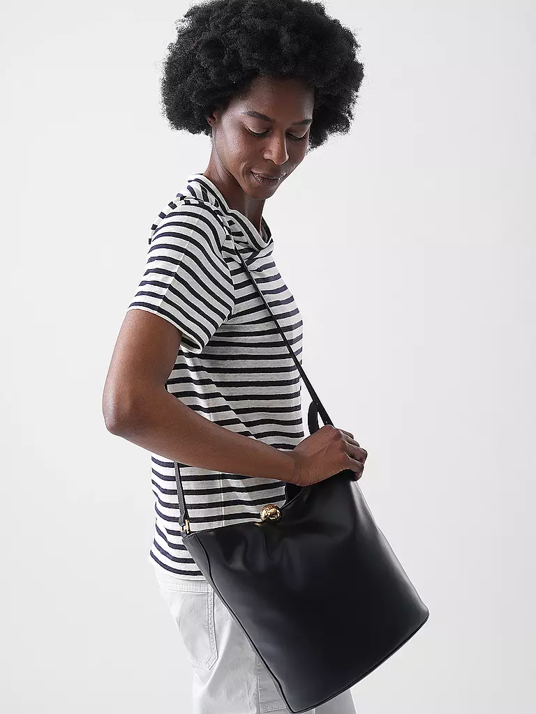 FURLA | Bolso de cuero - Bolso bombonera SFERA | Negro