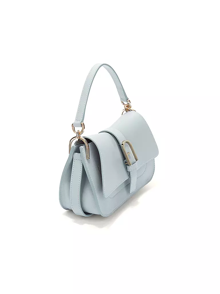 FURLA | Bolso de cuero - Mini Bag FLOW | Azul claro
