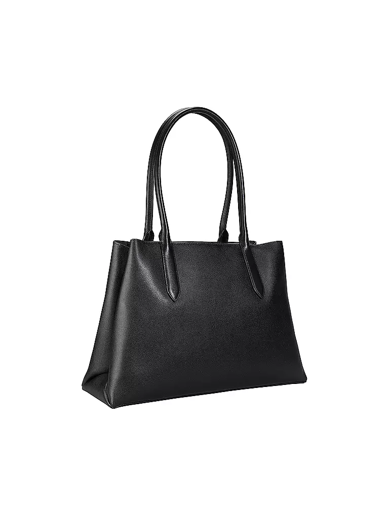 FURLA | Bolso de cuero - Shopper MERIDIANA Large | Negro