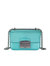 FURLA | Ledertasche - Mini Bag METROPOLIS | Azul claro