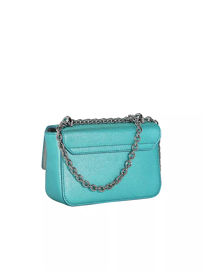 FURLA | Ledertasche - Mini Bag METROPOLIS | Azul claro