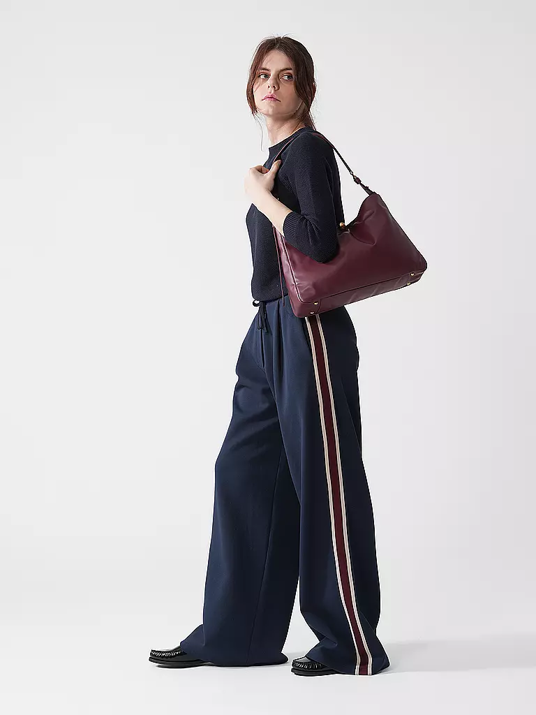 FURLA | Ledertasche - Schultertasche SFERA SOFT Large | Rojo oscuro