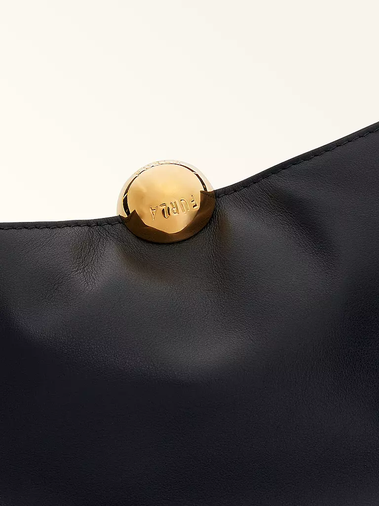 FURLA | Ledertasche - Schultertasche SFERA SOFT Medium | Negro