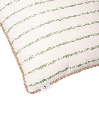 FYNCH-HATTON | Cojín relleno KARIAMA 40x40cm Verde Hoja Rayas