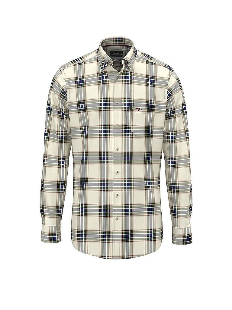 FYNCH-HATTON Camisa de corte regular verde