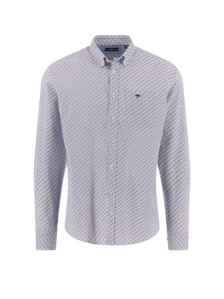 Camisa corte casual rojo oscuro M