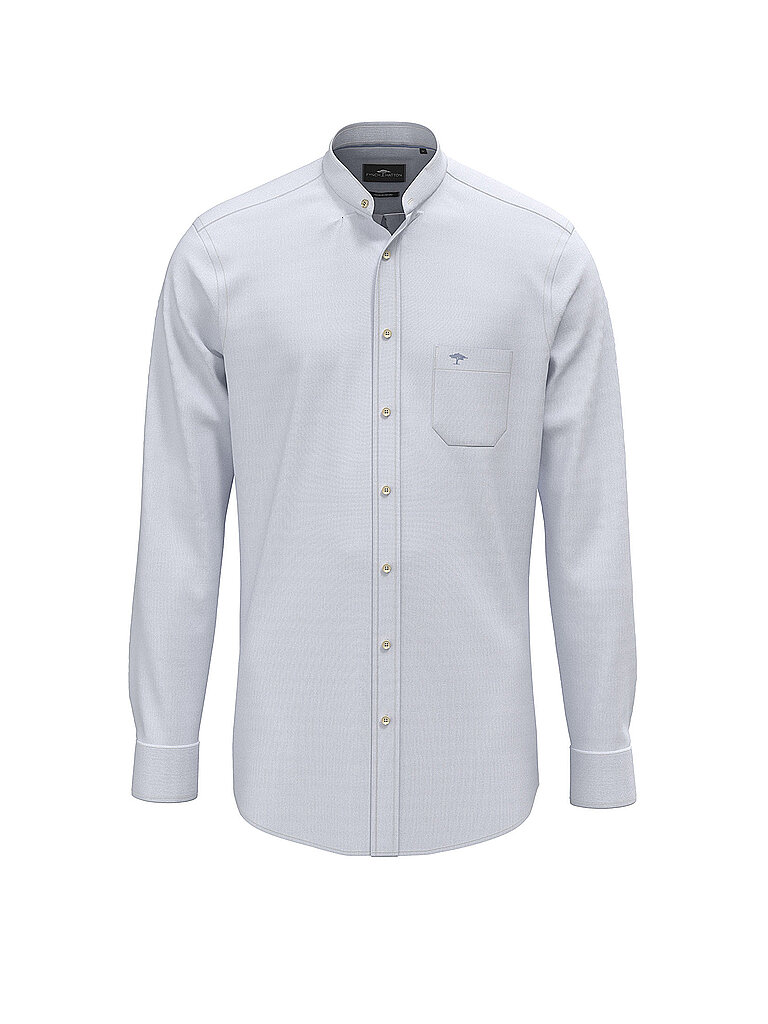 Camisa corte casual azul claro S
