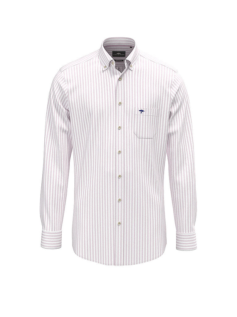 Camisa corte casual rosa M