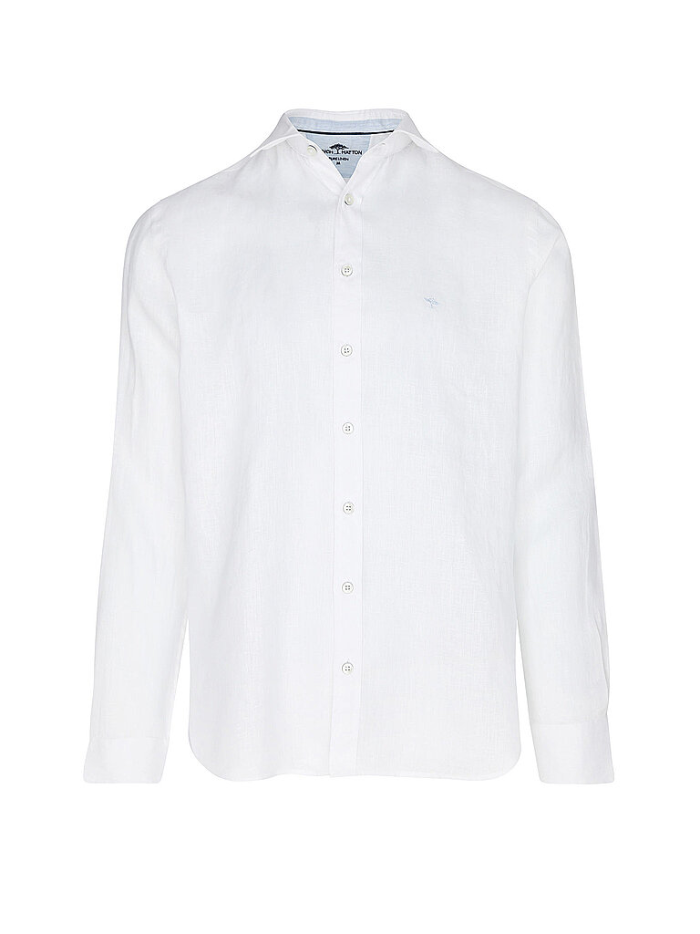 Camisa de lino blanco S