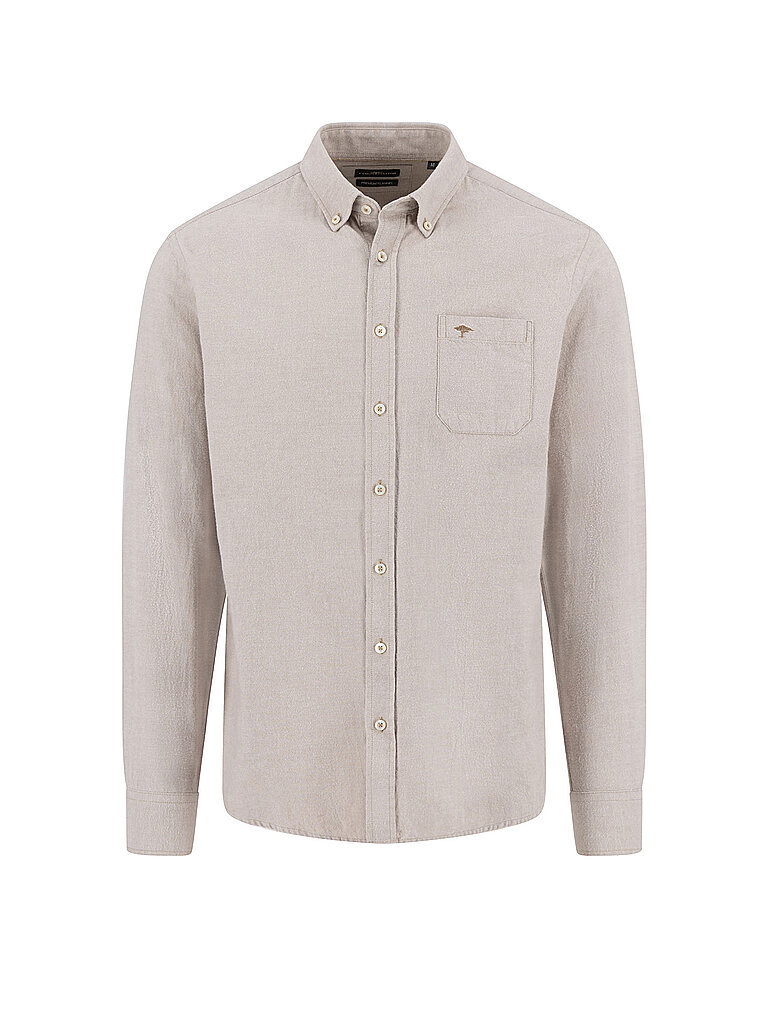 Camisa de corte estándar beige L
