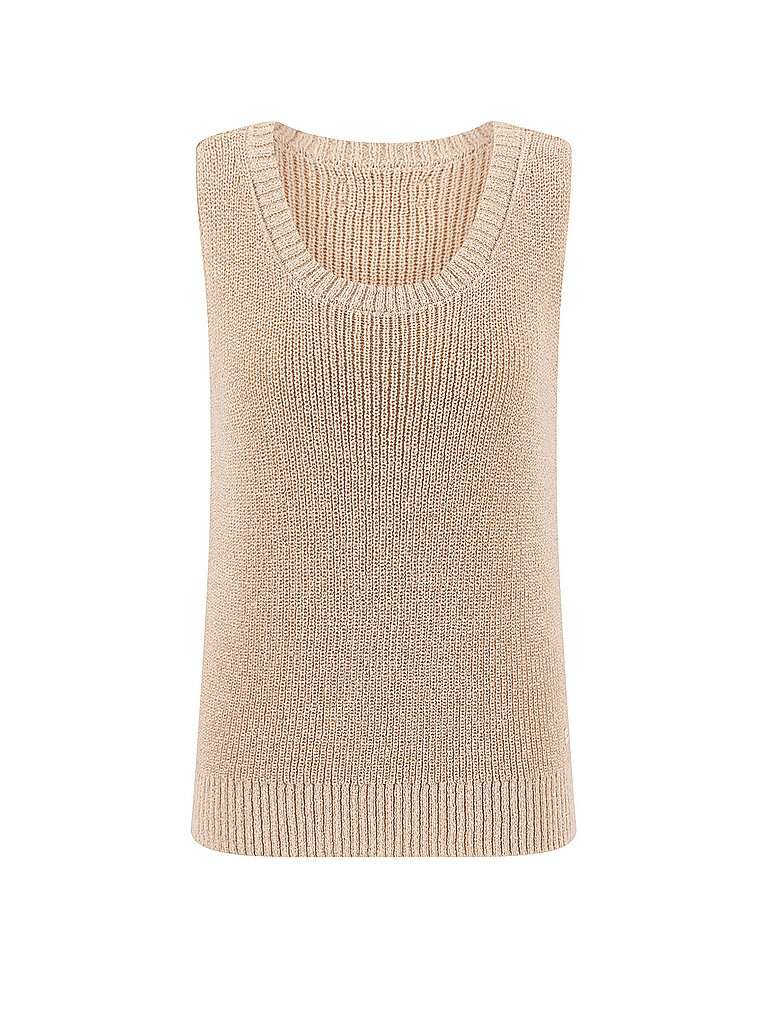 Fynch-Hatton Top marrón claro XL