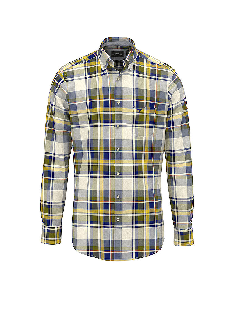 Fynch-hatton Camisa corte casual amarillo