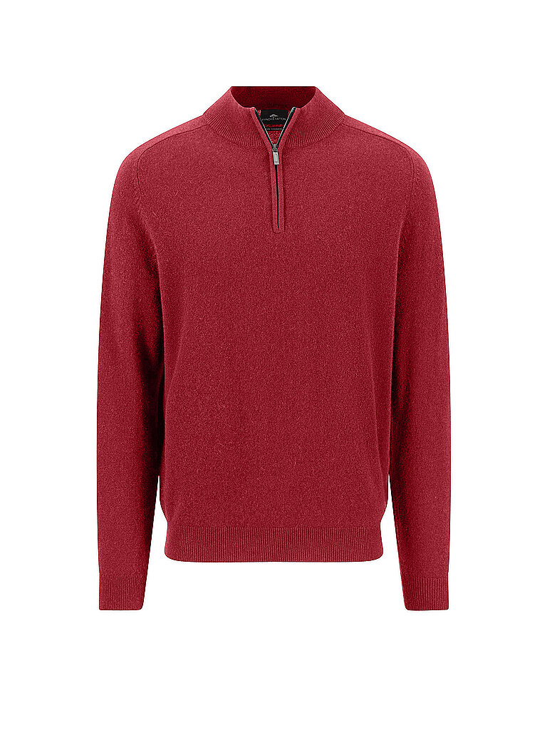 Fynch-hatton Cárdigan de cachemira rojo oscuro