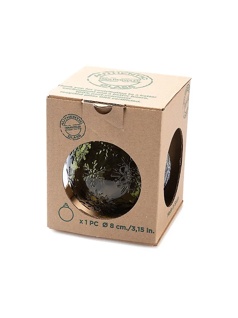 FYNCH-HATTON | Bola de Navidad NOELI STERN Kale | Verde oscuro