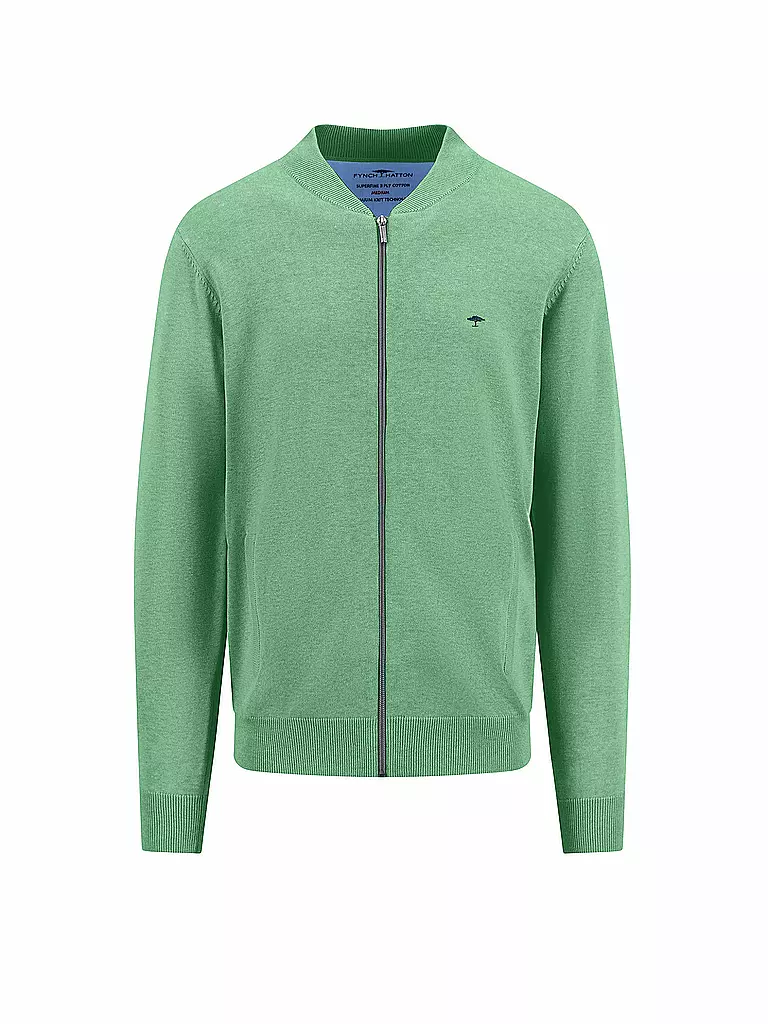 FYNCH-HATTON | Cárdigan | Verde claro