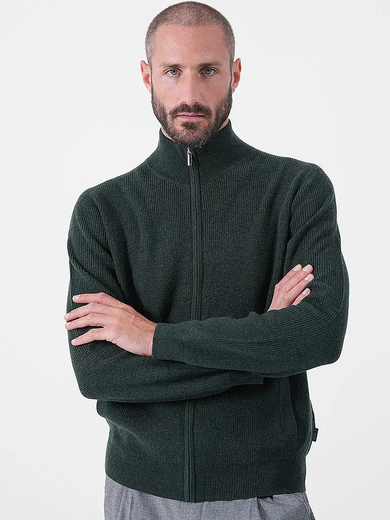 FYNCH-HATTON | Cárdigan | Verde oscuro