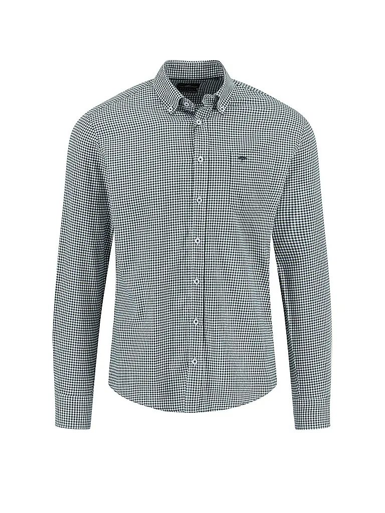 FYNCH-HATTON | Camisa de franela corte regular | Azul oscuro