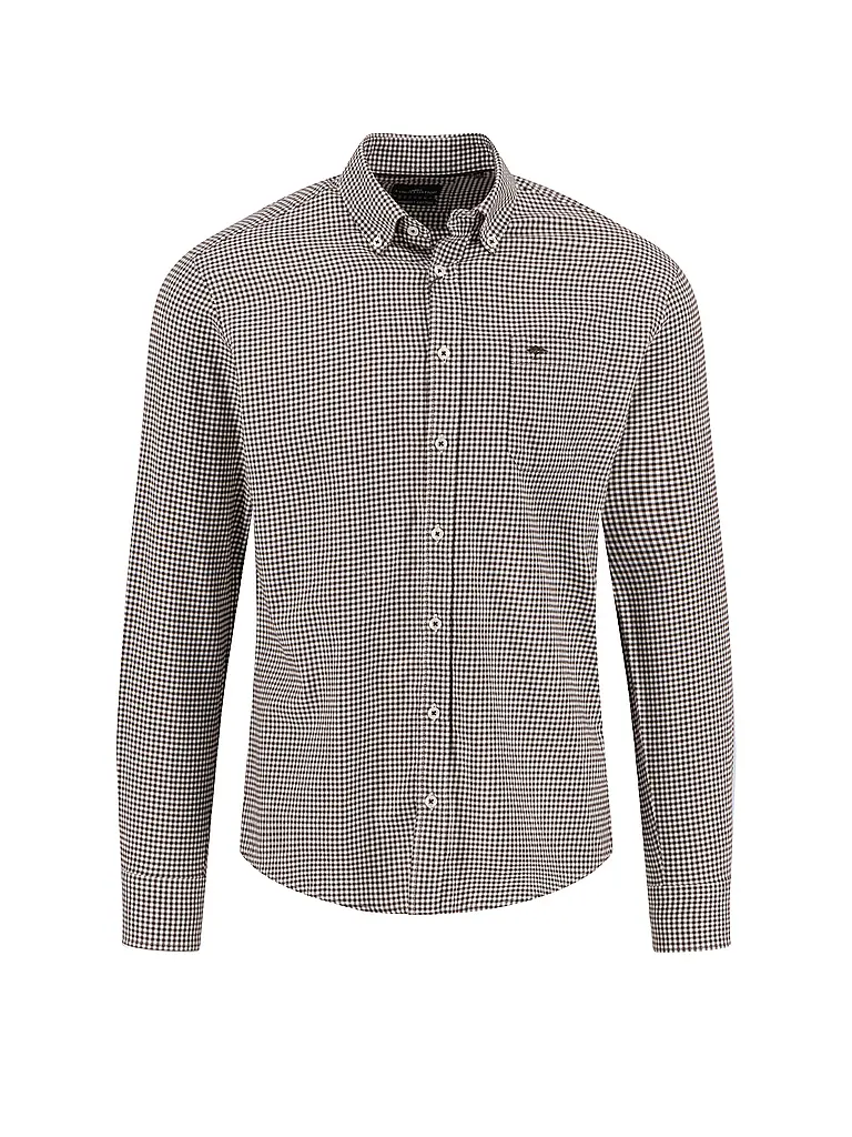 FYNCH-HATTON | Camisa de franela corte regular | Marrón